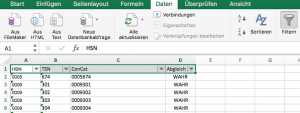 Filter in Excel setzen