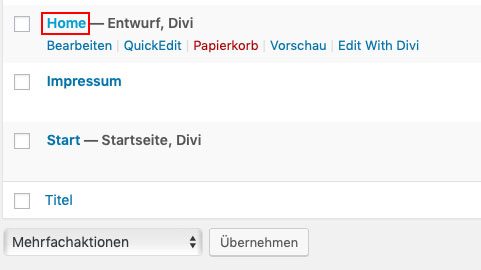 Divi Theme – Sekundäre Menüleiste ausblenden